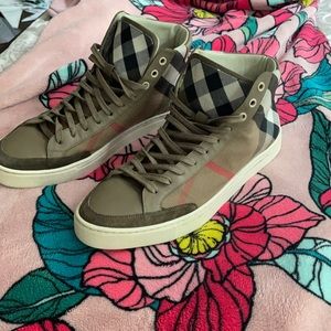 Men’s Burberry high tops